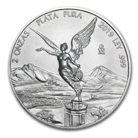 2019 Mexico 2 oz Silver Libertad BU 2019 Mexico 2 oz Silver Libertad BU